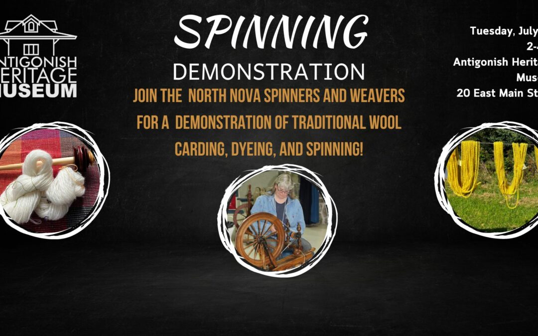 Spinning and Weaving Demonstration on July 9th